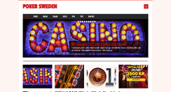 Desktop Screenshot of pokersweden.se